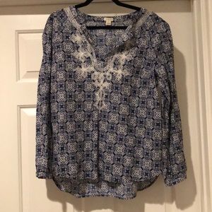 Long sleeve Jcrew summer shirt